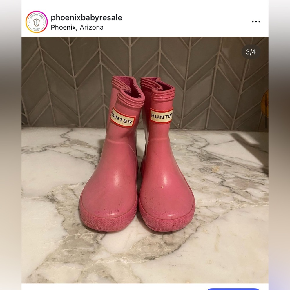 $24 ADD ON toddler hunter boots 5c